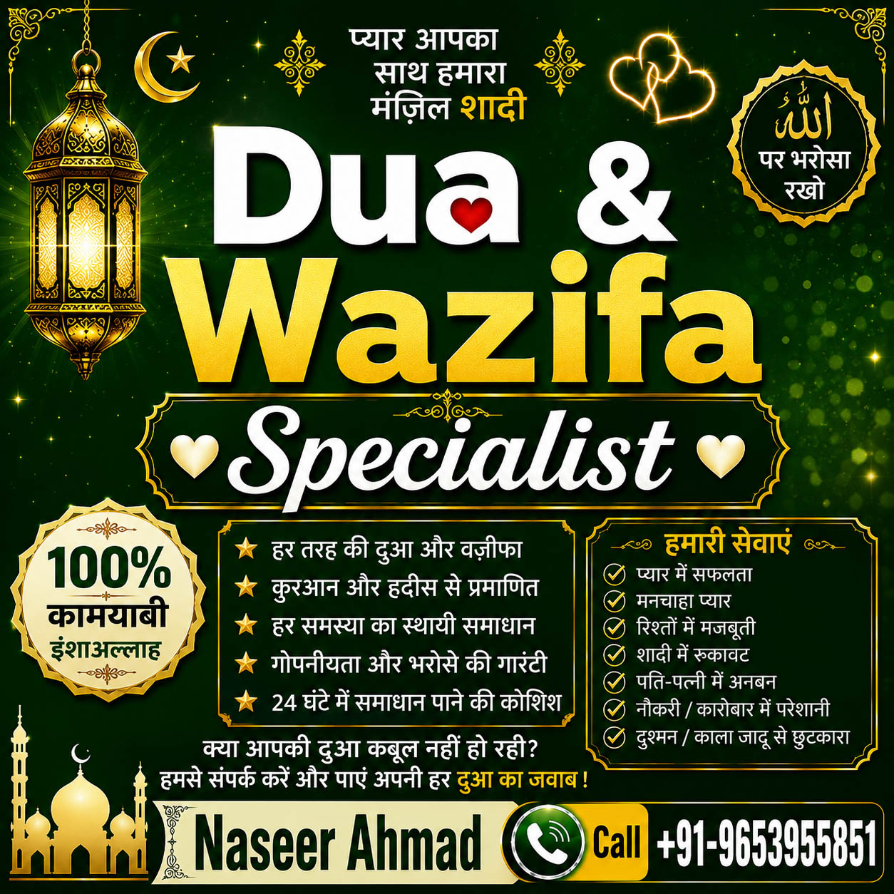 Naseer Ahmad +91-9653955851